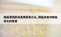 网站受到的攻击类型有什么_网站攻击对网站优化的危害