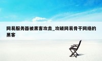 网易服务器被黑客攻击_攻破网易骨干网络的黑客