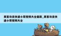 黑客攻击快递小哥视频大全最新_黑客攻击快递小哥视频大全