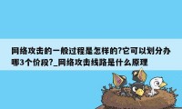 网络攻击的一般过程是怎样的?它可以划分办哪3个价段?_网络攻击线路是什么原理