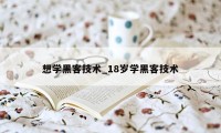 想学黑客技术_18岁学黑客技术